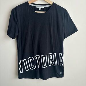 Victoria's Secret Black Short Sleeve Tee